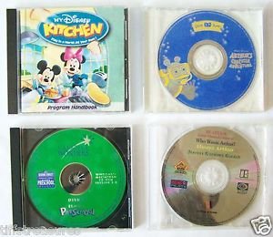 Lot 4 Children Kids CD SOFTWARE ELMO + ARTHUR + DISNEY & MORE Windows / Mac