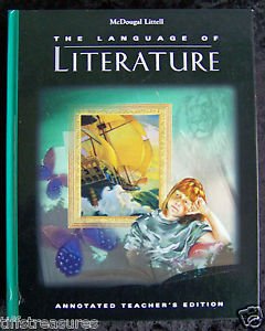 McDougal Littell THE LANGUAGE OF LITERATURE Annotated Teacher's Edition GRADE 6