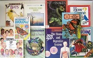 CHILDREN'S NATURE BOOKS Gr 4-5 BIOLOGY Natural Science EARTH Animals 10 BOOK LOT