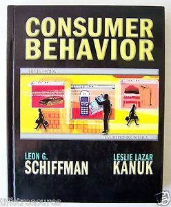 CONSUMER BEHAVIOR Eighth Edition 8 by Schiffman & Kanuk HARDCOVR STUDENT Edition