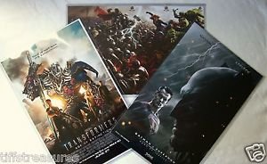 11 x 17 MOVIE POSTER in HARD PLASTIC SLEEVE Dawn Justice Transformers Avengers