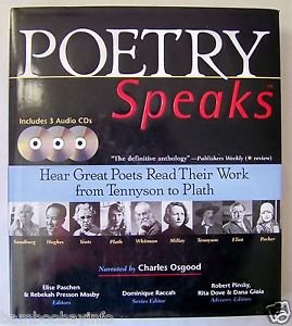 POETRY SPEAKS Book with dj + 3 Audio CD Series ~ by PASCHEN & MOSBY