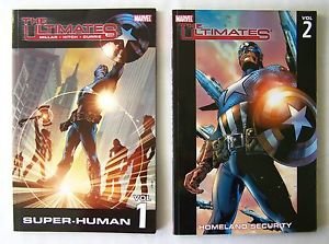 THE ULTIMATES VOL 1 & 2 ~ Comic Books SUPER-HUMAN & HOMELAND SECURITY by Marvel
