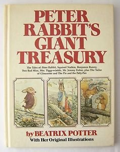 Giant Treasury of Peter Rabbit by Beatrix Potter (1980, Hardcover) Vintage - VG+