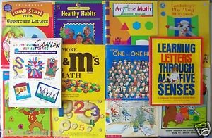 LOT 12 BOOKS : Student Workbooks & Teacher / Parent Resources Pre-K to Grade 3