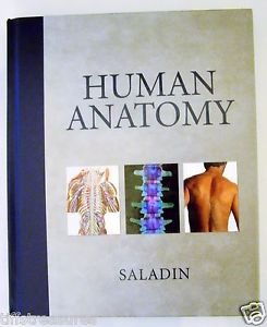 HUMAN ANATOMY by Kenneth S. Saladin Hardcover U.S. Student Edition HUMAN BODY