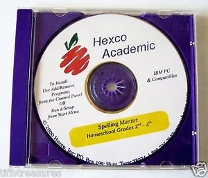 SPELLING MENTOR CD ROM Windows PC Mac learn Software Grade 2 3 4 HEXCO ACADEMIC