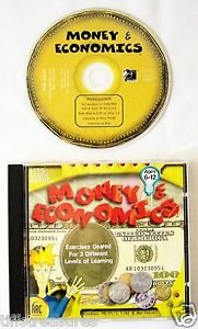 MONEY & ECONOMICS Childrens CD Software 3 DIFFERENT LEVELS OF LEARNING 6-12 yrs