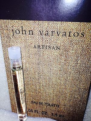 John Varvatos Artisan Mens Cologne Sample Vial New Travel size