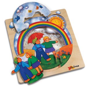 Chelona 3-layer story puzzle: Rainbow /ages 3+ OUT OF STOCK