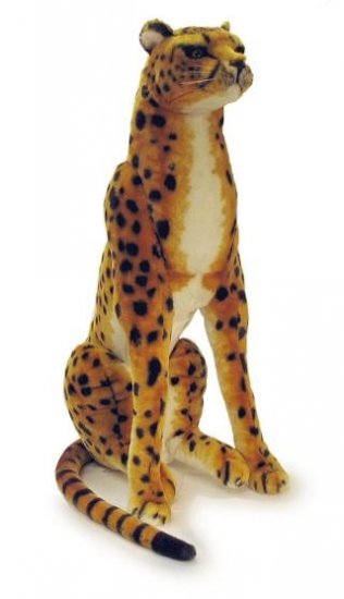 Sitting Cheetah w/ Sound (36")
