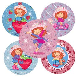 Smilemakers.com Stickers Strawberry Shortcake Glitter