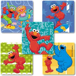 Smilemakers.com Stickers Elmo & Zoe