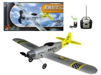 R/C Fast 3 Airplane Silver