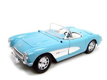 1957 Chevrolet Corvette Blue 1:18