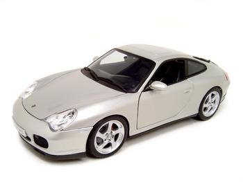 Porsche 911 Carrera 4S silver 1:18 diecast