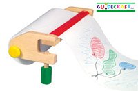 Guidecraft Paper Roll clamps to table