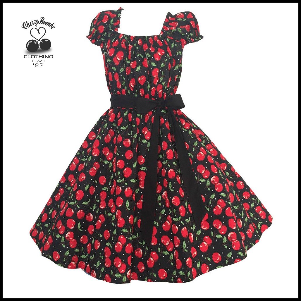 Women's Vintage 50's Style Navy Rose Print Swing Dress, Rockabilly, Wedding, Plus Size 3X to 4X