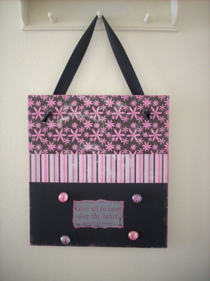 Give all to love Magnetic Message Board