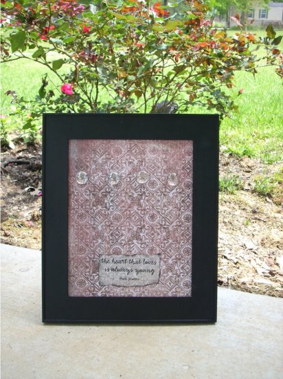 Framed Magnetic Message board Wall Decor
