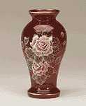 HANDPAINT VICTORIAN ROSE VASE