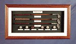 WOOD ALAB GOLF SHADOW BOX