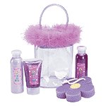 Sugar Plum Bath Set in Boa Bag