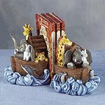 ALAB. NOAH'S ARK BOOK ENDS