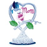 SPUN GLASS HUMMINGBIRD MOM