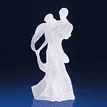 FROSTED ALAB DANCERS WITH LED BASE