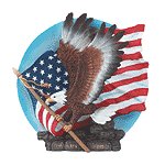 ALAB. EAGLE WITH FLAG PLATE