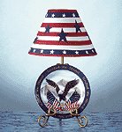 AMER. EAGLE PLATE LAMP