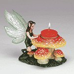 FAIRY MUSHROOM T-LIGHT HOLDER
