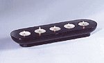 WOOD TEALIGHT CANDLES WITH HOLDER