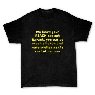 obama is black tee