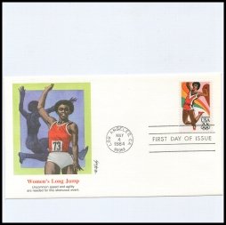 Women's Long Jump First Day of Issue 1984