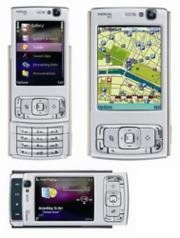 Nokia N95 Mobile Cellular Phone Silver/Plum (Unlocked)