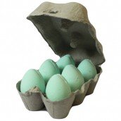 6 Mango Scented Green Bath Eggs Bath Bombs
