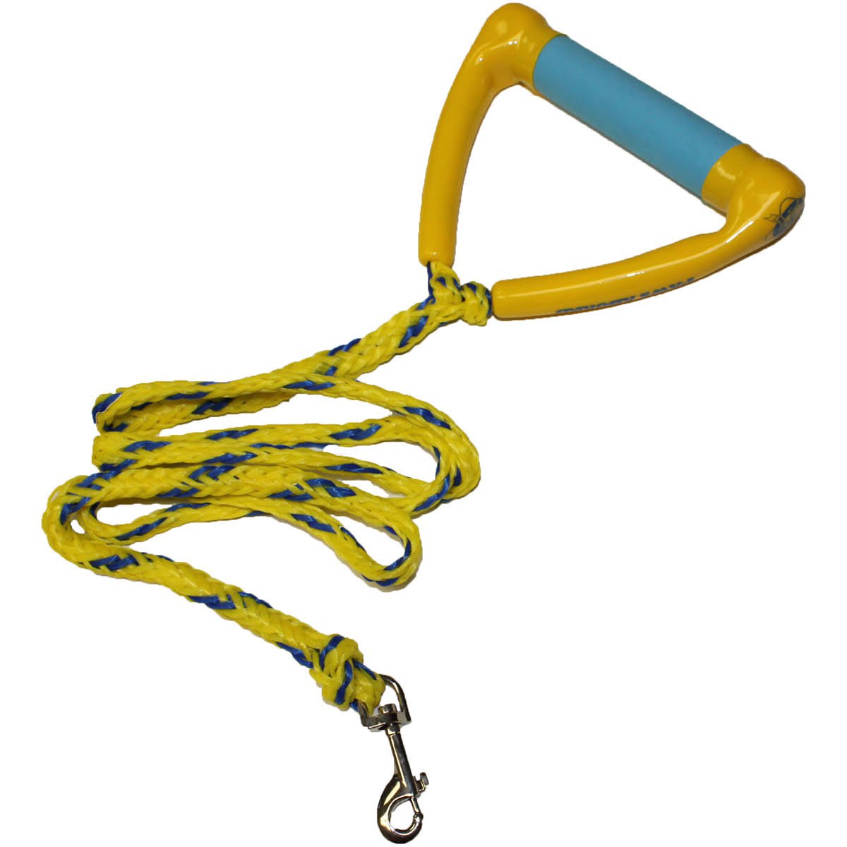 Water Ski Rope Leash Yellow/ Blue