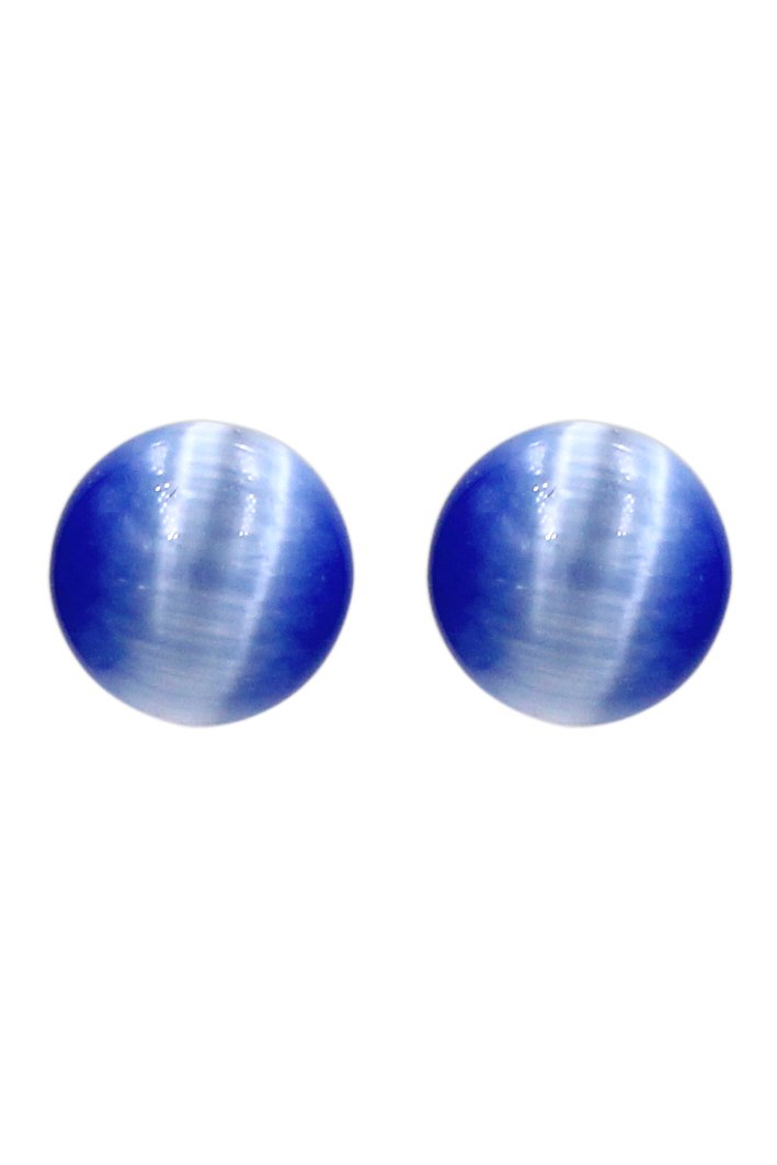 Fashion ball silver needle earrings