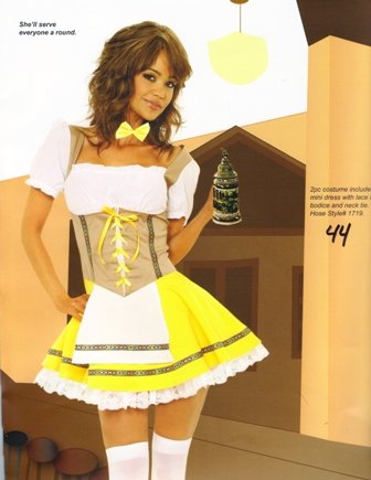 Bavarian Maiden Beer Girl Womens Halloween Costume