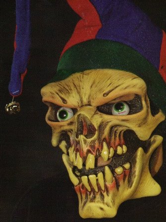 Die Laughing Halloween Mask