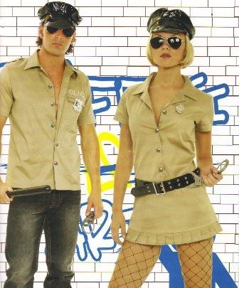 Corrupt Cop Couples Adult Halloween Costume