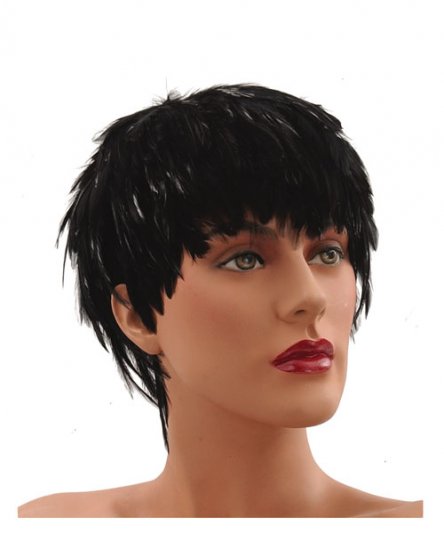 feathered wig