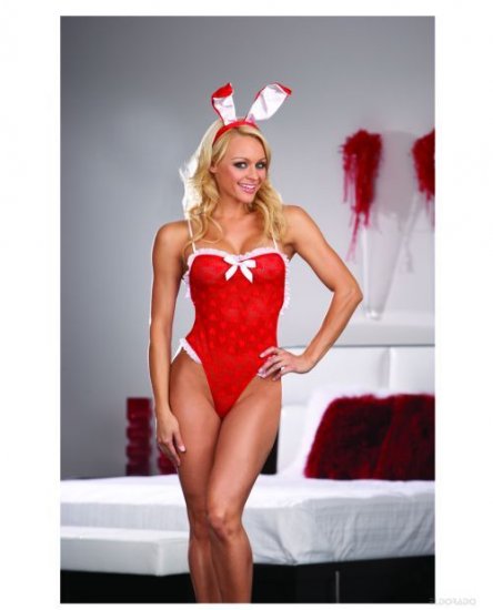 Fantasy Bunny Holiday Lingerie Sexy Sleepwear
