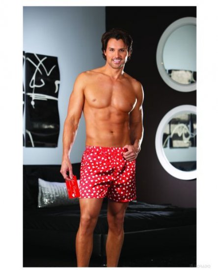 Sexy Satin Heart Boxers with Love coupon book
