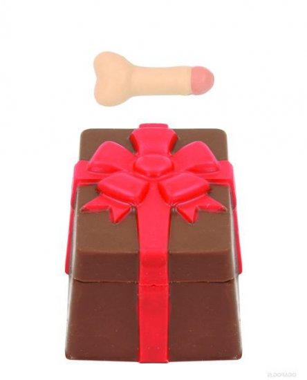 Naughty novelty chocolates in a chocolate box!