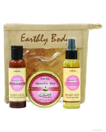 Earthly body gift bag in skinny dip scent!