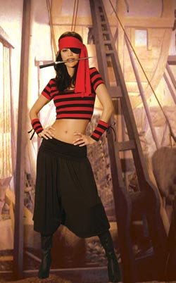 Mistress Pirate Womens Adult Halloween Costume