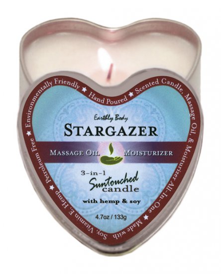 Earthly body 3 in 1 candle - 4.7 oz stargazer